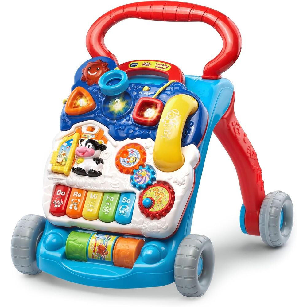 VTech Sit-to-Stand Learning Walker (Frustration Free Packaging), Blue